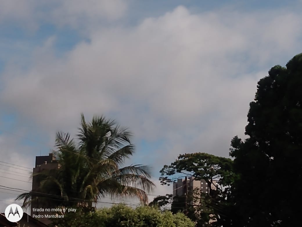 Dia amanhece garoando em Sidrolândia e previsão é para dia nublado com