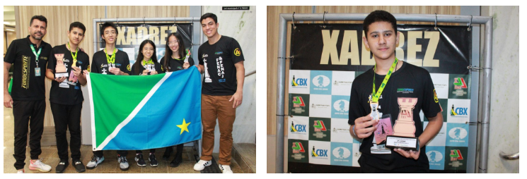 Enxadristas de MS se destacam no Brasileiro de Xadrez Escolar