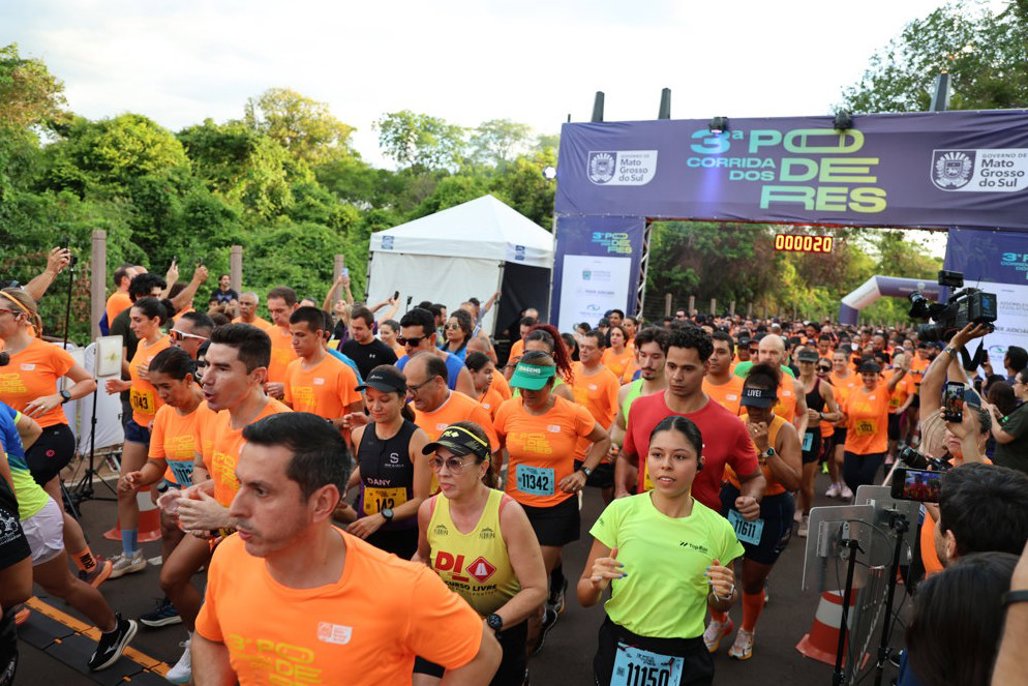 3ª edição da Corrida dos Poderes reuniu mais de 5000 pessoas, com 4.200 inscritos