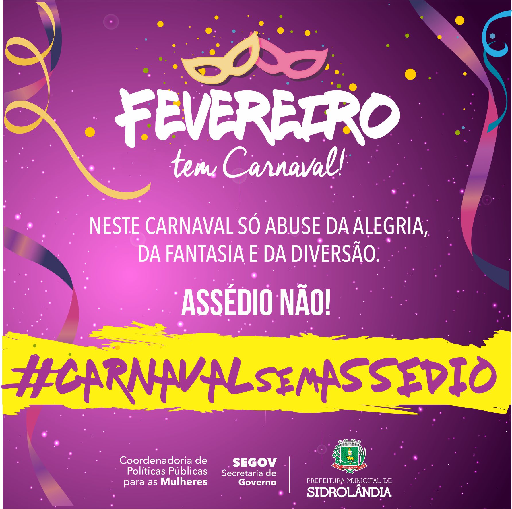 Campanha “Carnaval Sem Assédio” Quer Proteger Mulheres - REDE JOTA FM